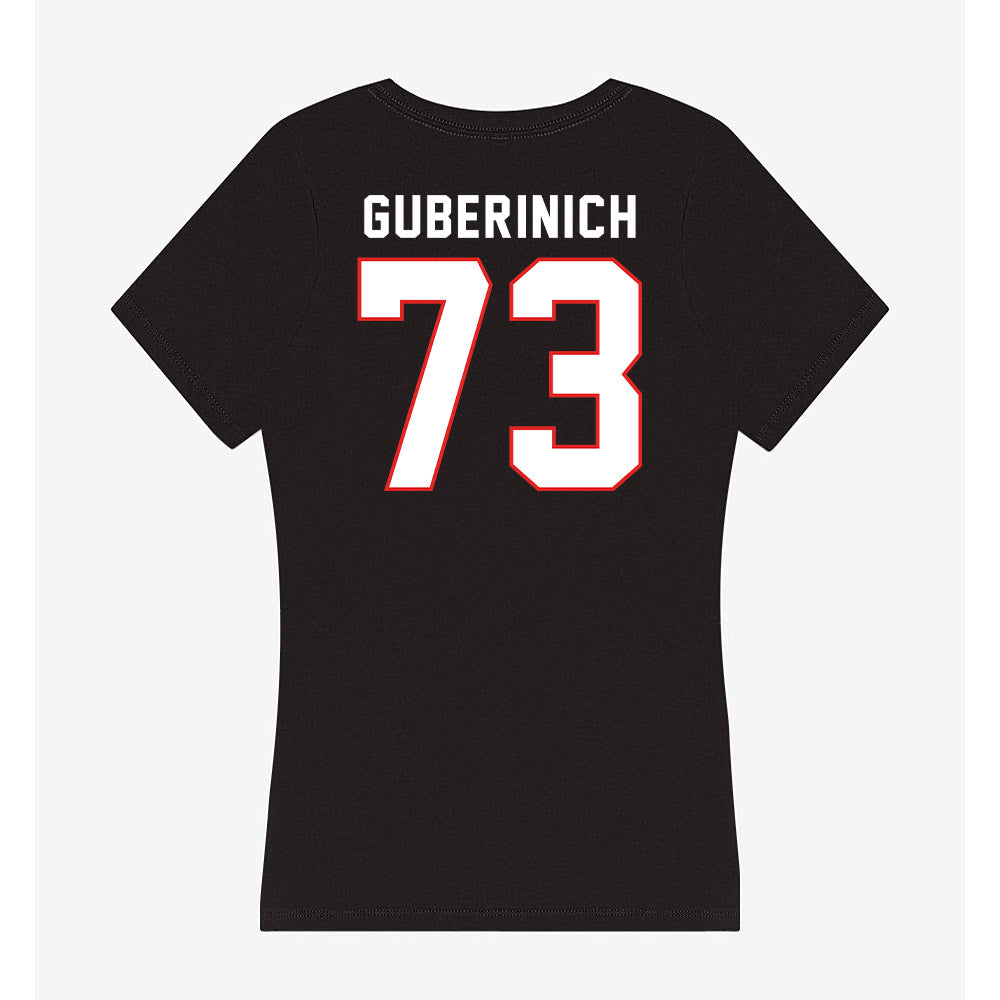 Texas Tech - NCAA Football : Danilo Guberinich - Women's V-Neck T-Shirt-1