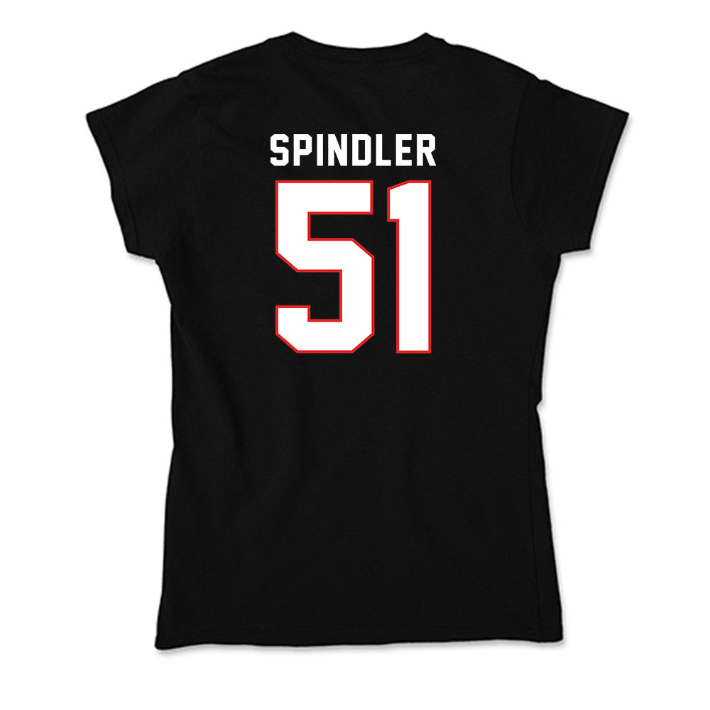 Texas Tech - NCAA Baseball : Jake Spindler - Soft Style Women’s T-Shirt-1