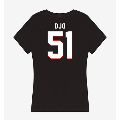 Texas Tech - NCAA Football : Felix Ojo - Women's V-Neck T-Shirt-1