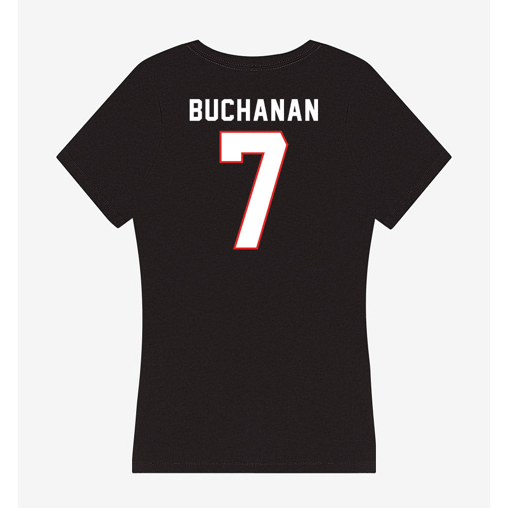 Texas Tech - NCAA Women's Volleyball : Lauren Buchanan - Women's V-Neck T-Shirt-1