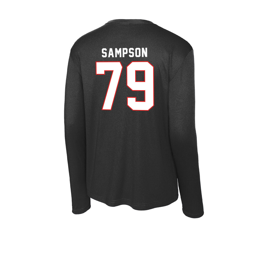 Texas Tech - NCAA Football : Howard Sampson - Activewear Long Sleeve T-Shirt-1