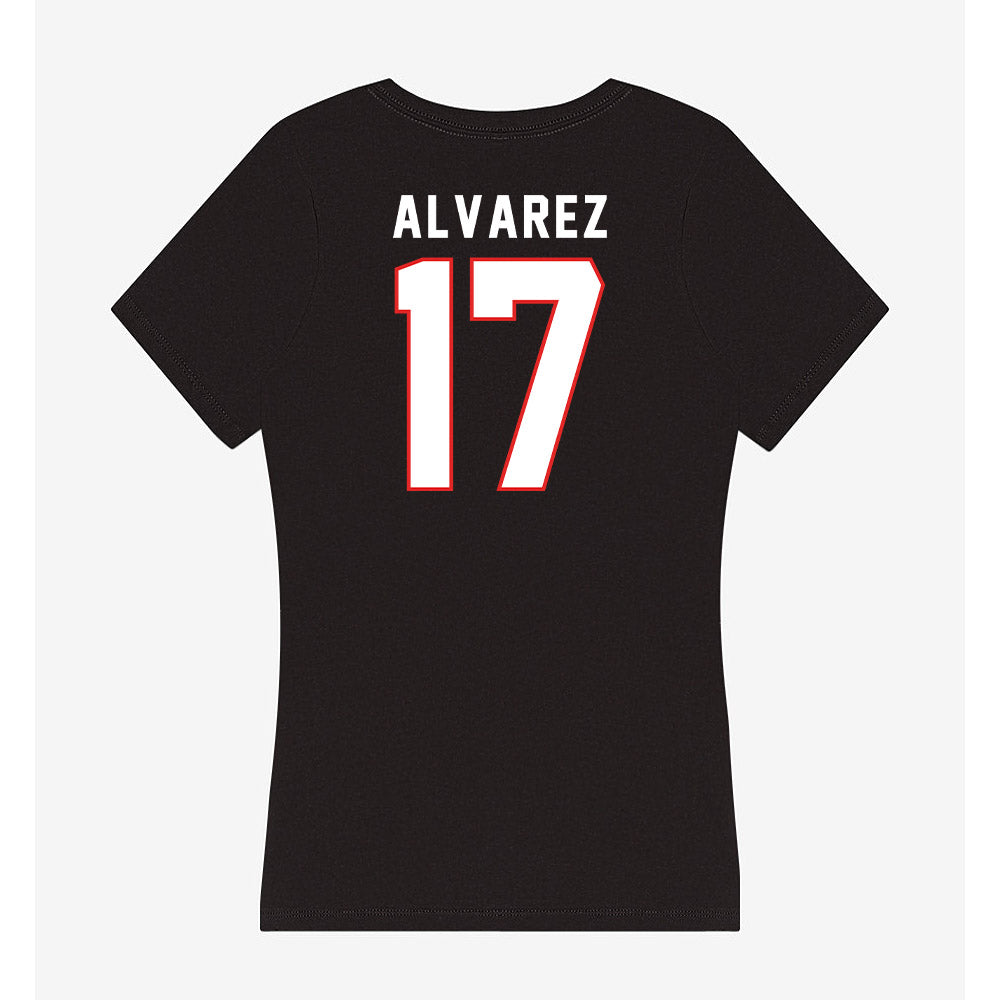 Texas Tech - NCAA Women's Soccer : Lauren Alvarez - Women's V-Neck T-Shirt-1