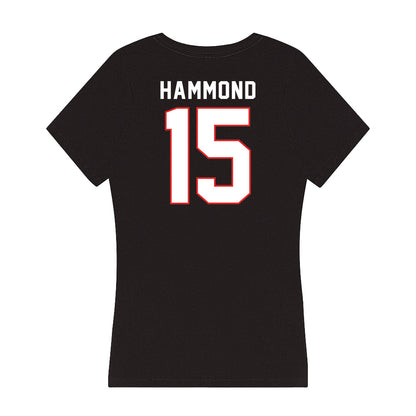 Texas Tech - NCAA Football : William Hammond - Women's V-Neck T-Shirt-1