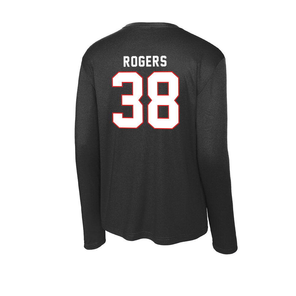 Texas Tech - NCAA Baseball : Jacob Rogers - Activewear Long Sleeve T-Shirt-1