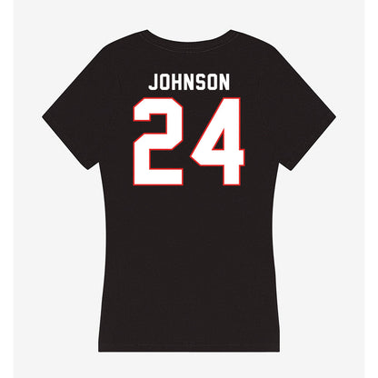 Texas Tech - NCAA Women's Volleyball : Ava Johnson - Women's V-Neck T-Shirt-1