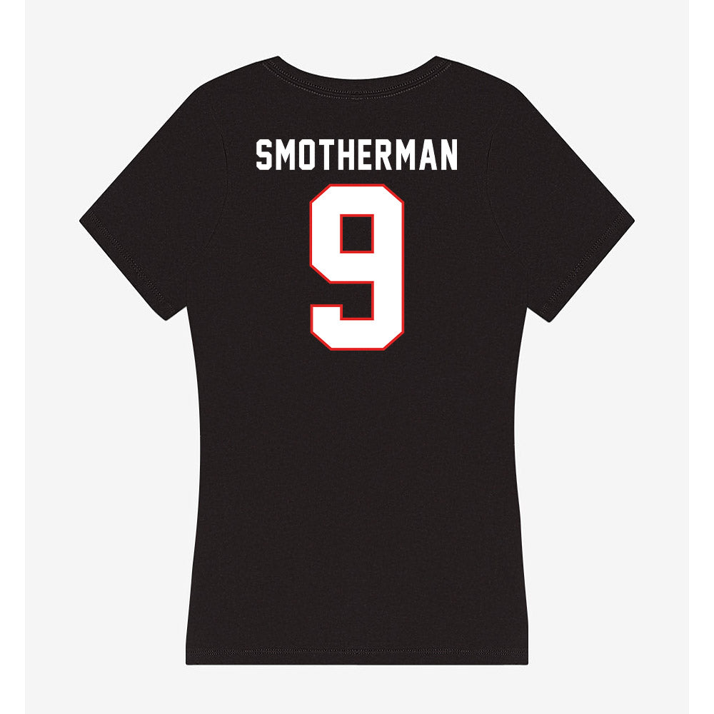Texas Tech - NCAA Women's Volleyball : Maddie Smotherman - Women's V-Neck T-Shirt-1