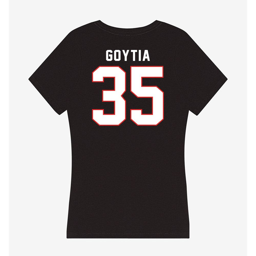 Texas Tech - NCAA Baseball : A.J. Goytia - Women's V-Neck T-Shirt-1