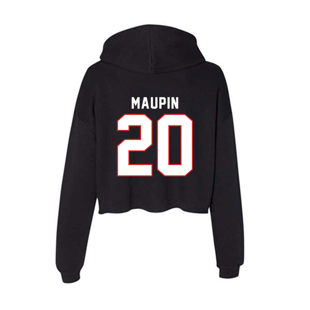 Texas Tech - NCAA Women's Basketball : Bailey Maupin - Women's Crop Fleece Hoodie-1