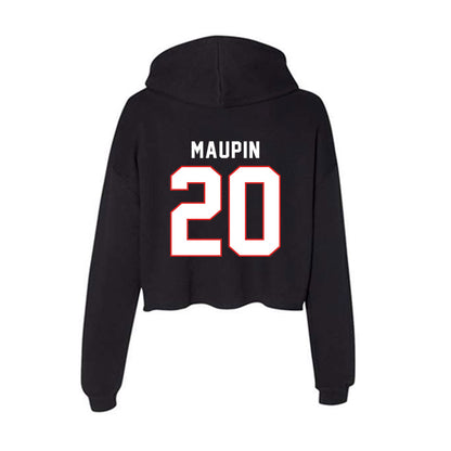Texas Tech - NCAA Women's Basketball : Bailey Maupin - Women's Crop Fleece Hoodie-1