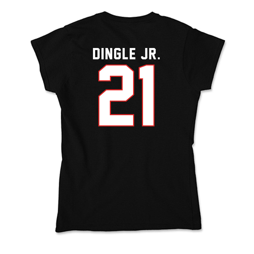 Texas Tech - NCAA Football : Miquel Dingle Jr. - Soft Style Women’s T-Shirt-1