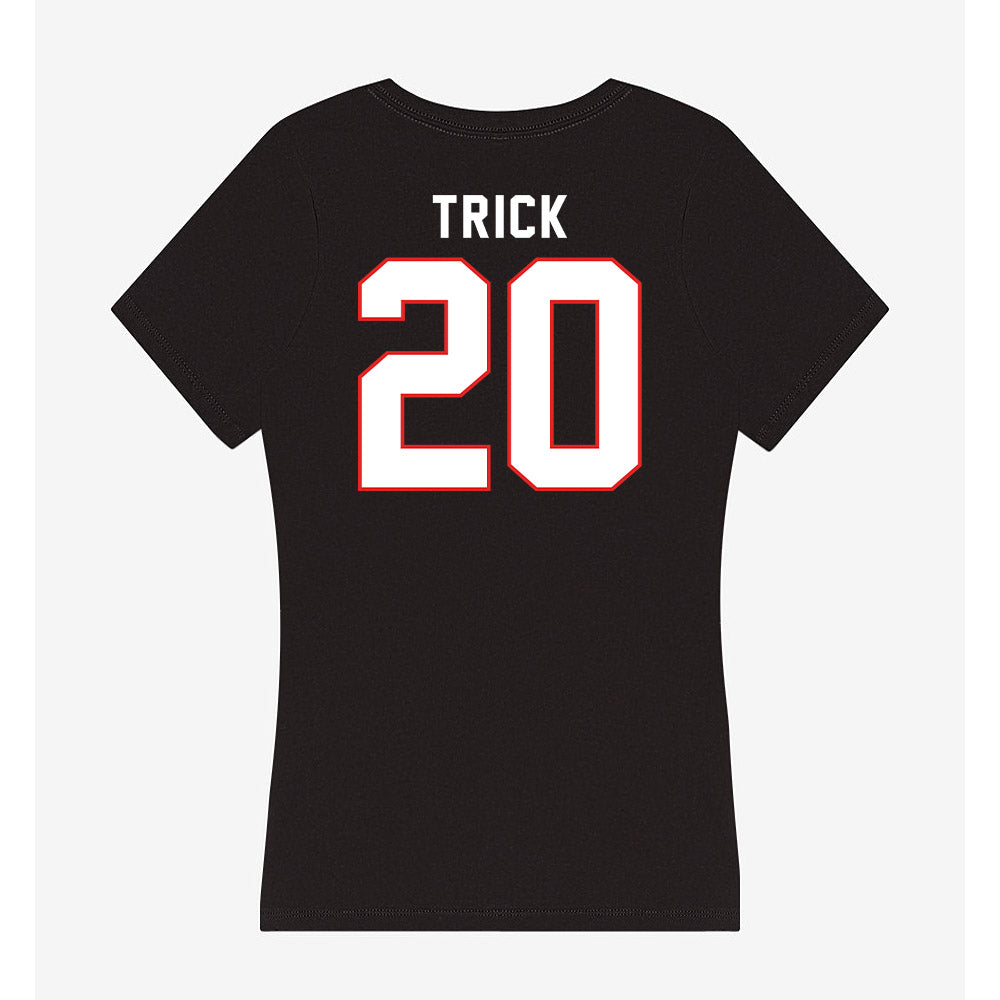 Texas Tech - NCAA Football : Adam Trick - Women's V-Neck T-Shirt-1