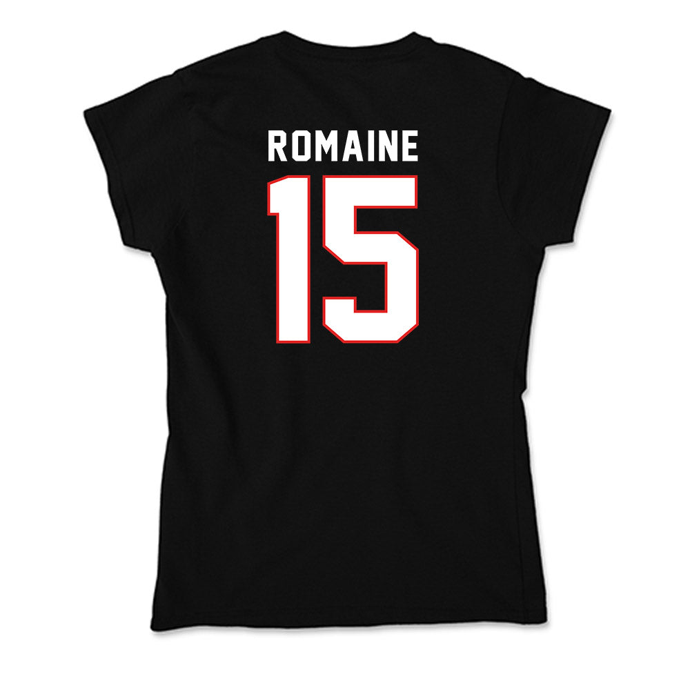 Texas Tech - NCAA Football : Austin Romaine - Soft Style Women’s T-Shirt-1