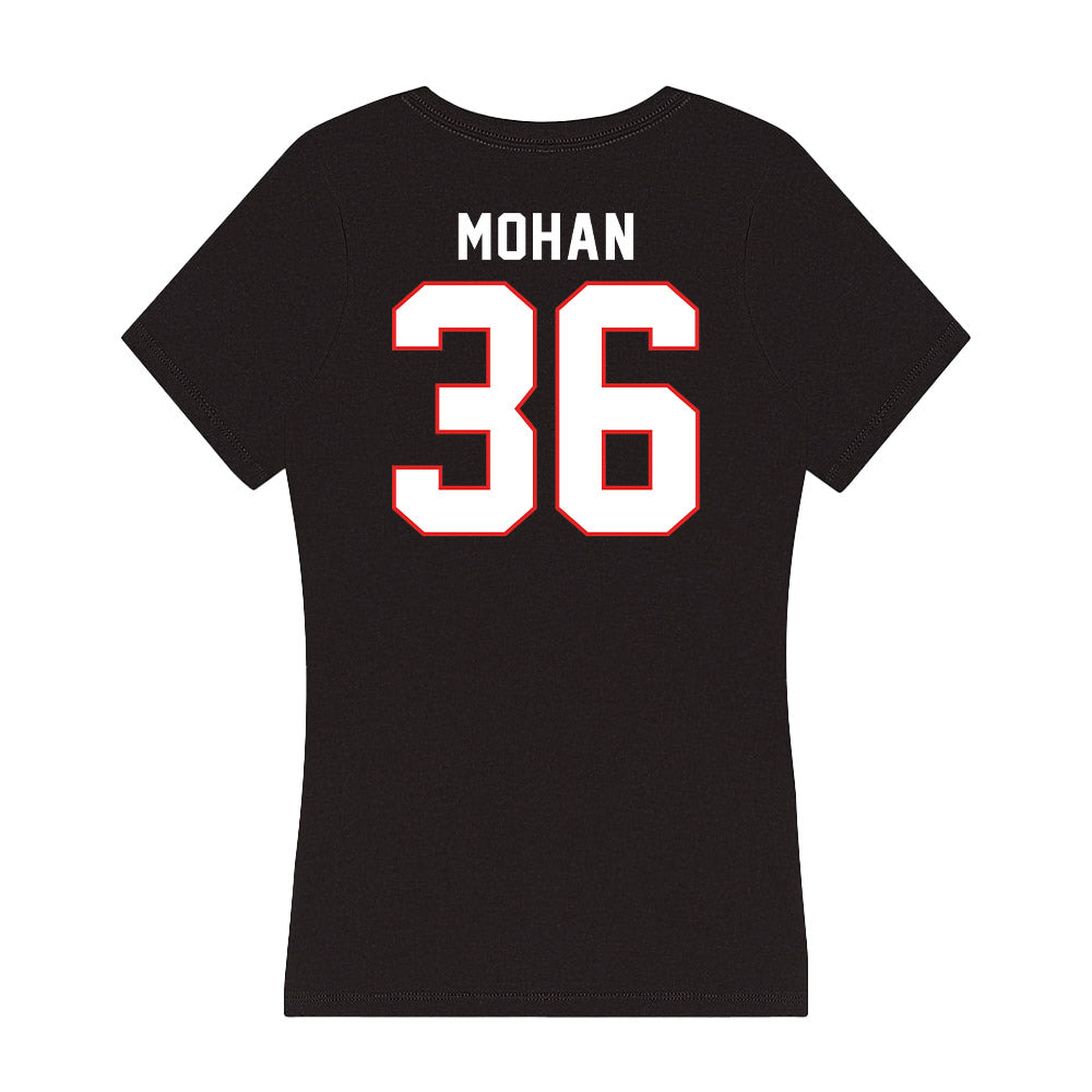 Texas Tech - NCAA Baseball : Connor Mohan - Women's V-Neck T-Shirt-1