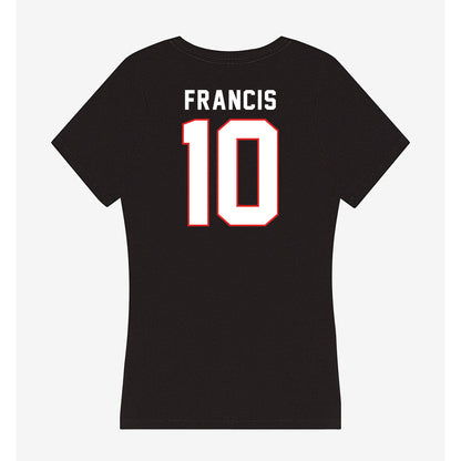 Texas Tech - NCAA Men's Basketball : Jack Francis Francis - Women's V-Neck T-Shirt-1