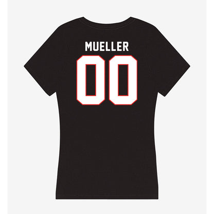 Texas Tech - NCAA Women's Soccer : Madeline Mueller - Women's V-Neck T-Shirt-1
