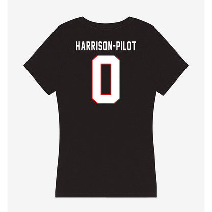 Texas Tech - NCAA Football : Mikal Harrison-Pilot - Women's V-Neck T-Shirt-1