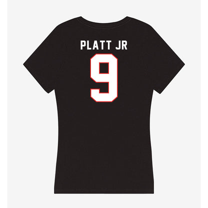 Texas Tech - NCAA Football : Corey Platt Jr - Women's V-Neck T-Shirt-1