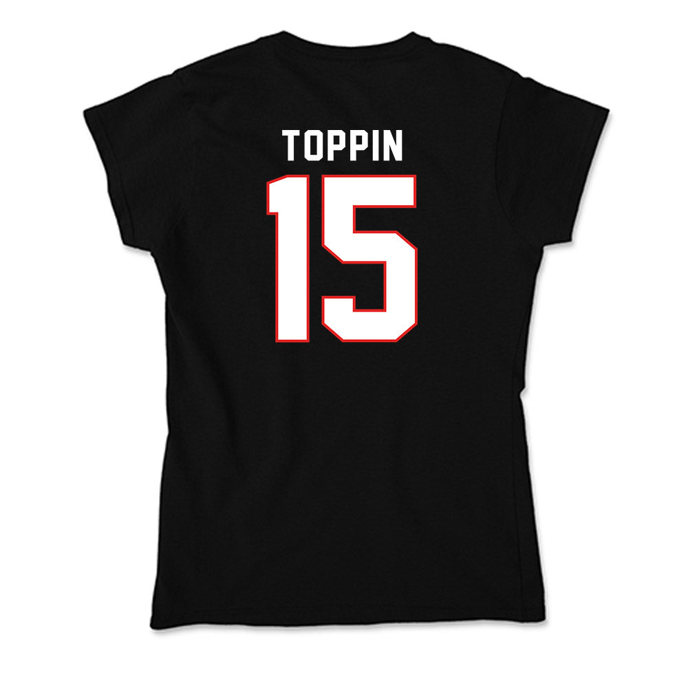 Texas Tech - NCAA Men's Basketball : JT Toppin - Soft Style Women’s T-Shirt-1