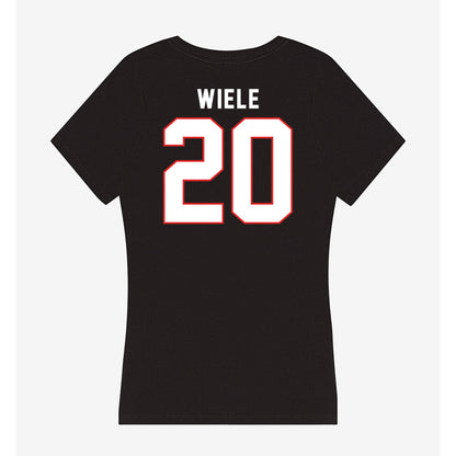 Texas Tech - NCAA Women's Soccer : Mia Wiele - Women's V-Neck T-Shirt-1