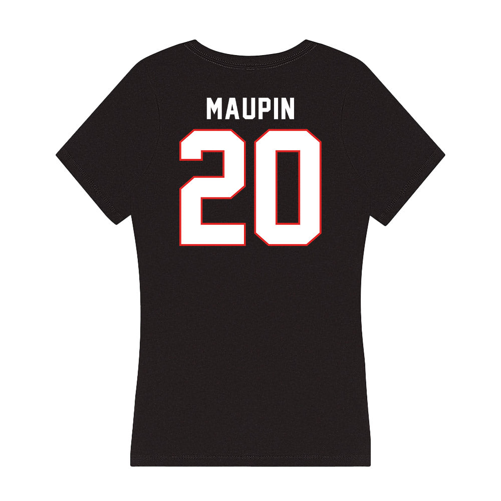 Texas Tech - NCAA Women's Basketball : Bailey Maupin - Women's V-Neck T-Shirt-1