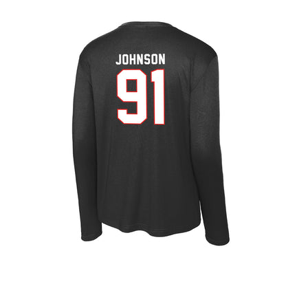 Texas Tech - NCAA Football : Krush Johnson - Activewear Long Sleeve T-Shirt-1
