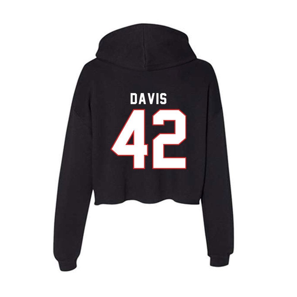 Texas Tech - NCAA Softball : Mihyia Davis - Women's Crop Fleece Hoodie-1