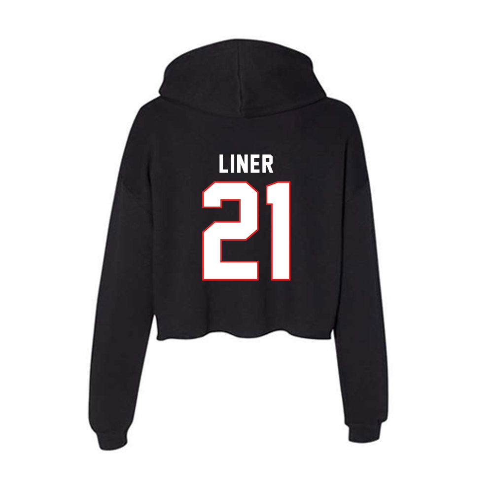 Texas Tech - NCAA Women's Soccer : Reese Liner - Women's Crop Fleece Hoodie-1