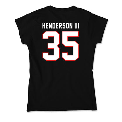 Texas Tech - NCAA Football : Michael Henderson III - Soft Style Women’s T-Shirt-1