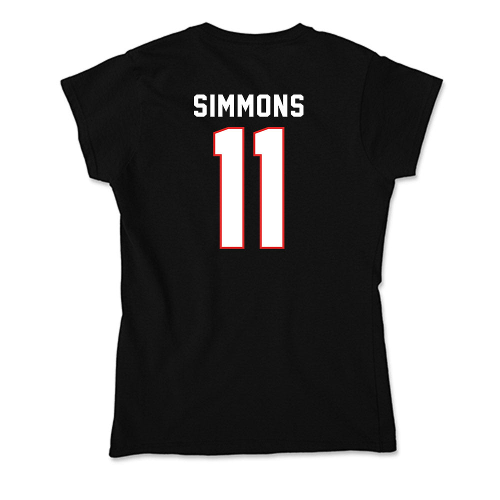 Texas Tech - NCAA Football : Malcolm Simmons - Soft Style Women’s T-Shirt-1
