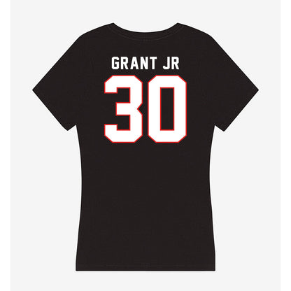 Texas Tech - NCAA Football : Jamarn Grant Jr - Women's V-Neck T-Shirt-1