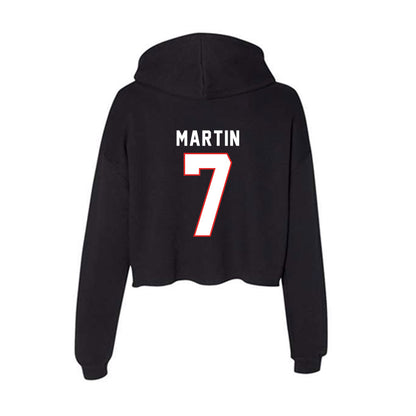 Texas Tech - NCAA Women's Basketball : Kalysta Martin - Women's Crop Fleece Hoodie-1