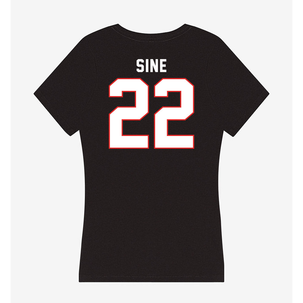 Texas Tech - NCAA Women's Soccer : Tabitha "Abbi" Sine - Women's V-Neck T-Shirt-1