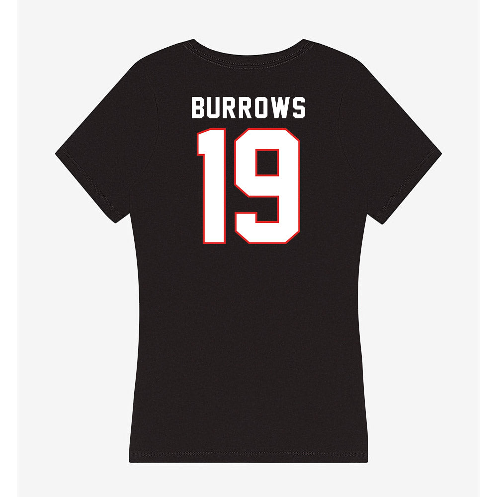 Texas Tech - NCAA Women's Soccer : Jules Burrows - Women's V-Neck T-Shirt-1