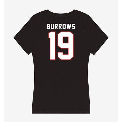 Texas Tech - NCAA Women's Soccer : Jules Burrows - Women's V-Neck T-Shirt-1