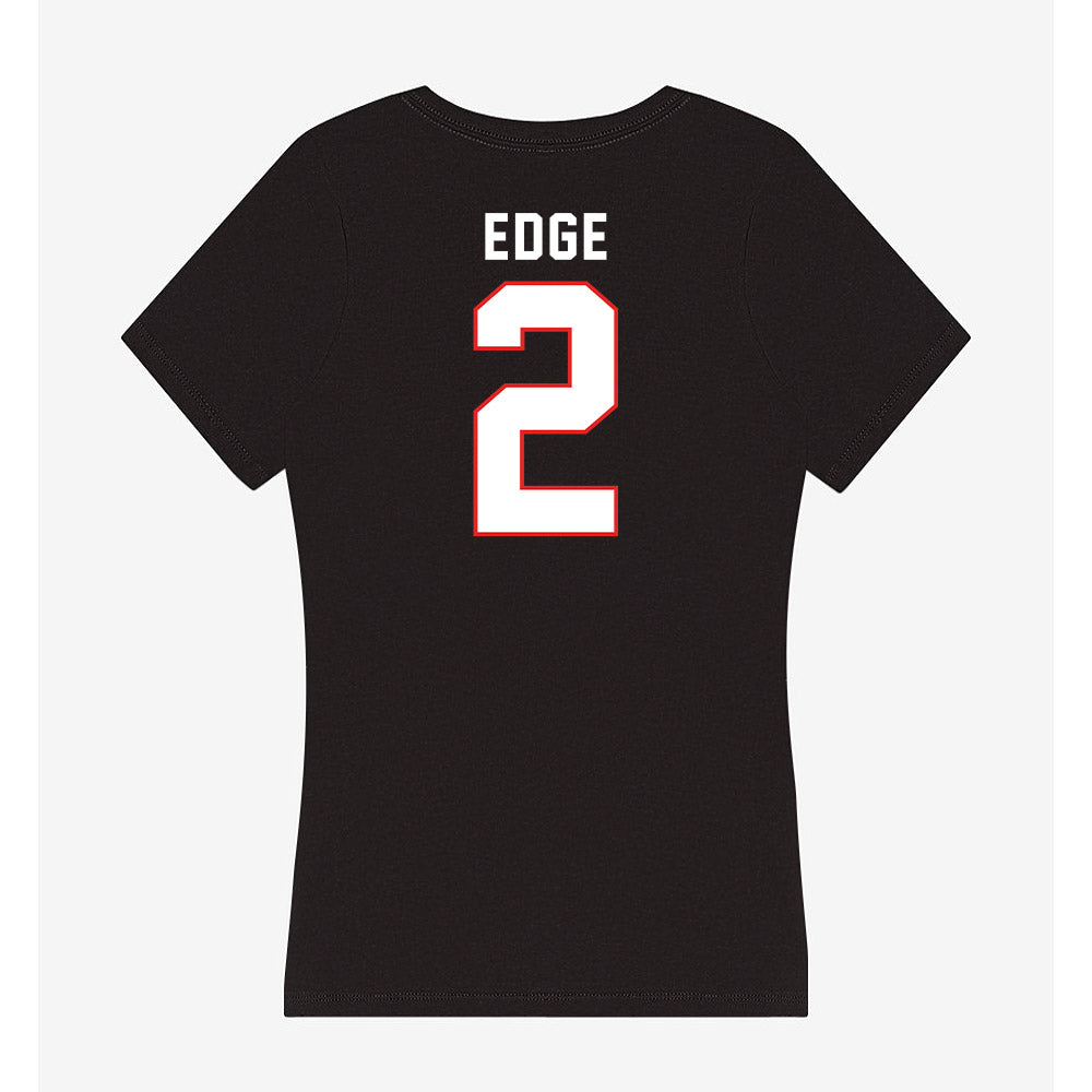 Texas Tech - NCAA Softball : Cimone Edge - Women's V-Neck T-Shirt-1