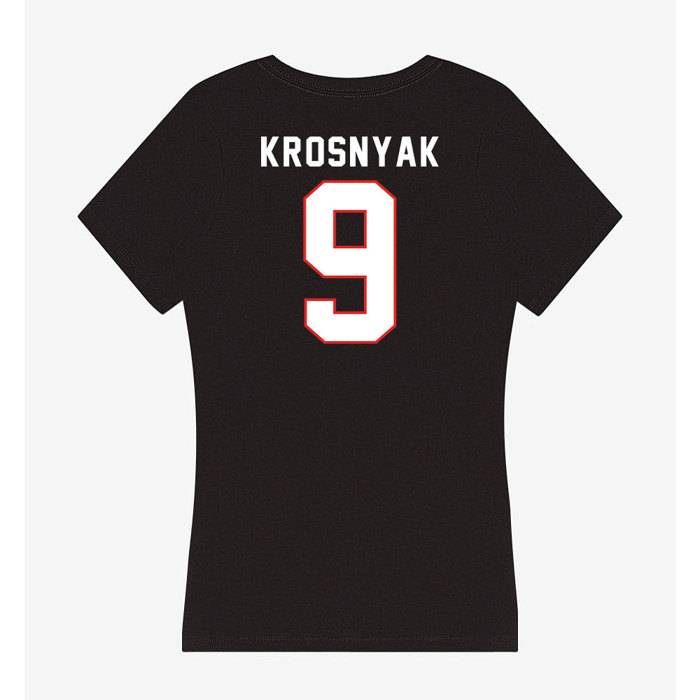Texas Tech - NCAA Women's Soccer : Carolina Krosnyak - Women's V-Neck T-Shirt-1