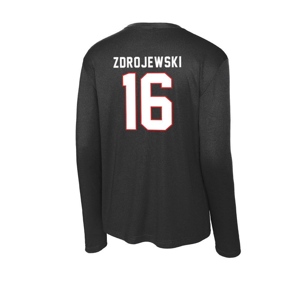 Texas Tech - NCAA Women's Soccer : Taylor Zdrojewski - Activewear Long Sleeve T-Shirt-1