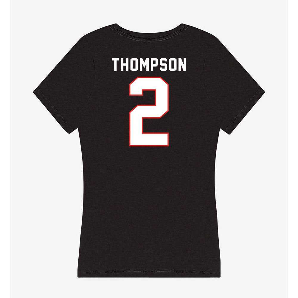 Texas Tech - NCAA Baseball : Kyeler Thompson - Women's V-Neck T-Shirt-1