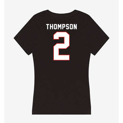 Texas Tech - NCAA Baseball : Kyeler Thompson - Women's V-Neck T-Shirt-1
