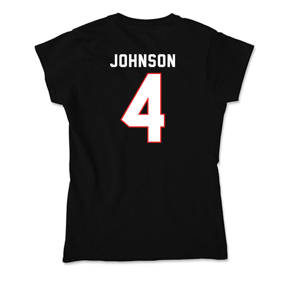 Texas Tech - NCAA Football : Kenny Johnson - Soft Style Women’s T-Shirt-1