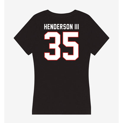 Texas Tech - NCAA Football : Michael Henderson III - Women's V-Neck T-Shirt-1