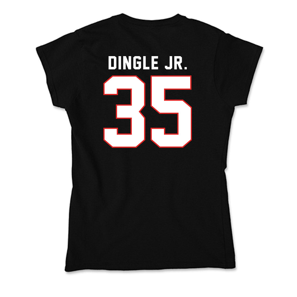 Texas Tech - NCAA Football : Miquel Dingle Jr. - Soft Style Women’s T-Shirt-1
