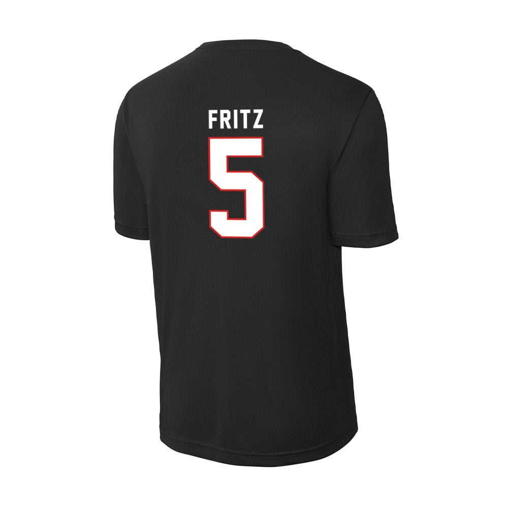 Texas Tech - NCAA Women's Basketball : Denae Fritz - Activewear T-Shirt-1