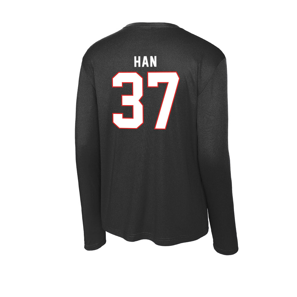 Texas Tech - NCAA Baseball : Heeryun Han - Activewear Long Sleeve T-Shirt-1