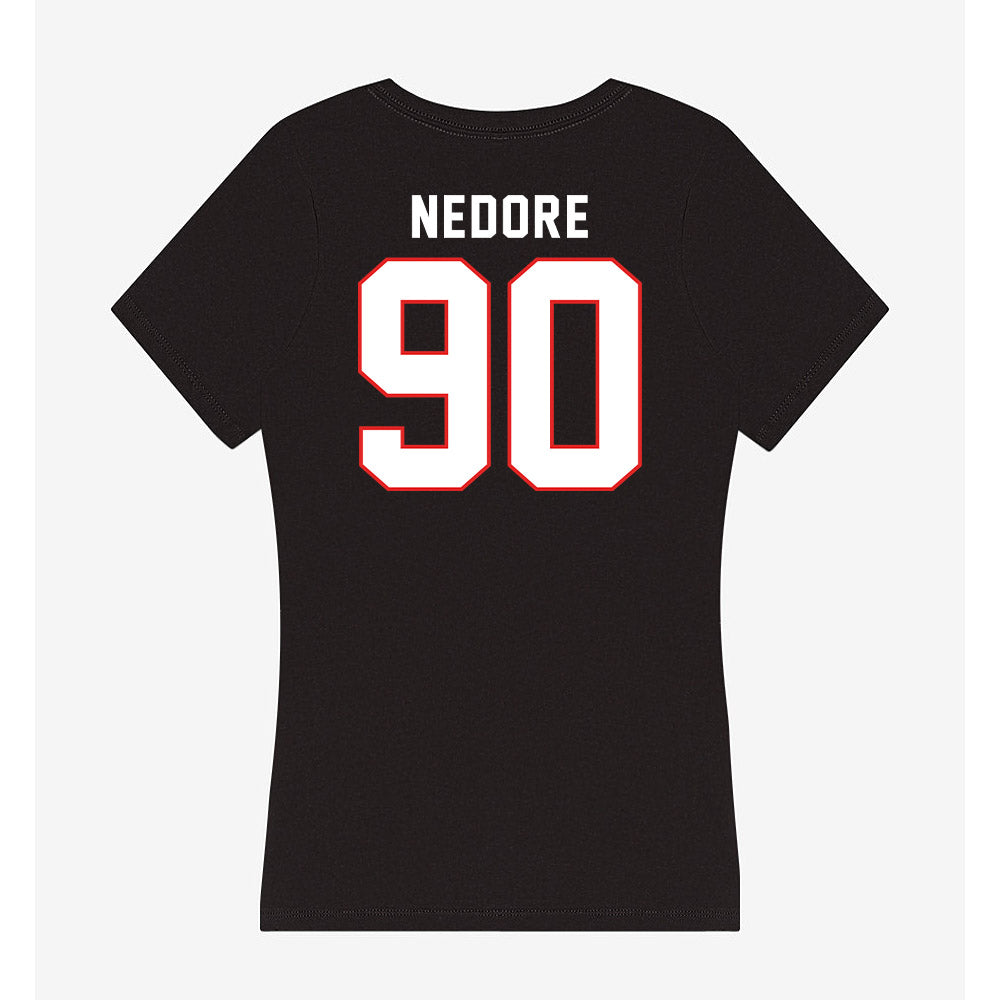Texas Tech - NCAA Football : Ansel Nedore - Women's V-Neck T-Shirt-1
