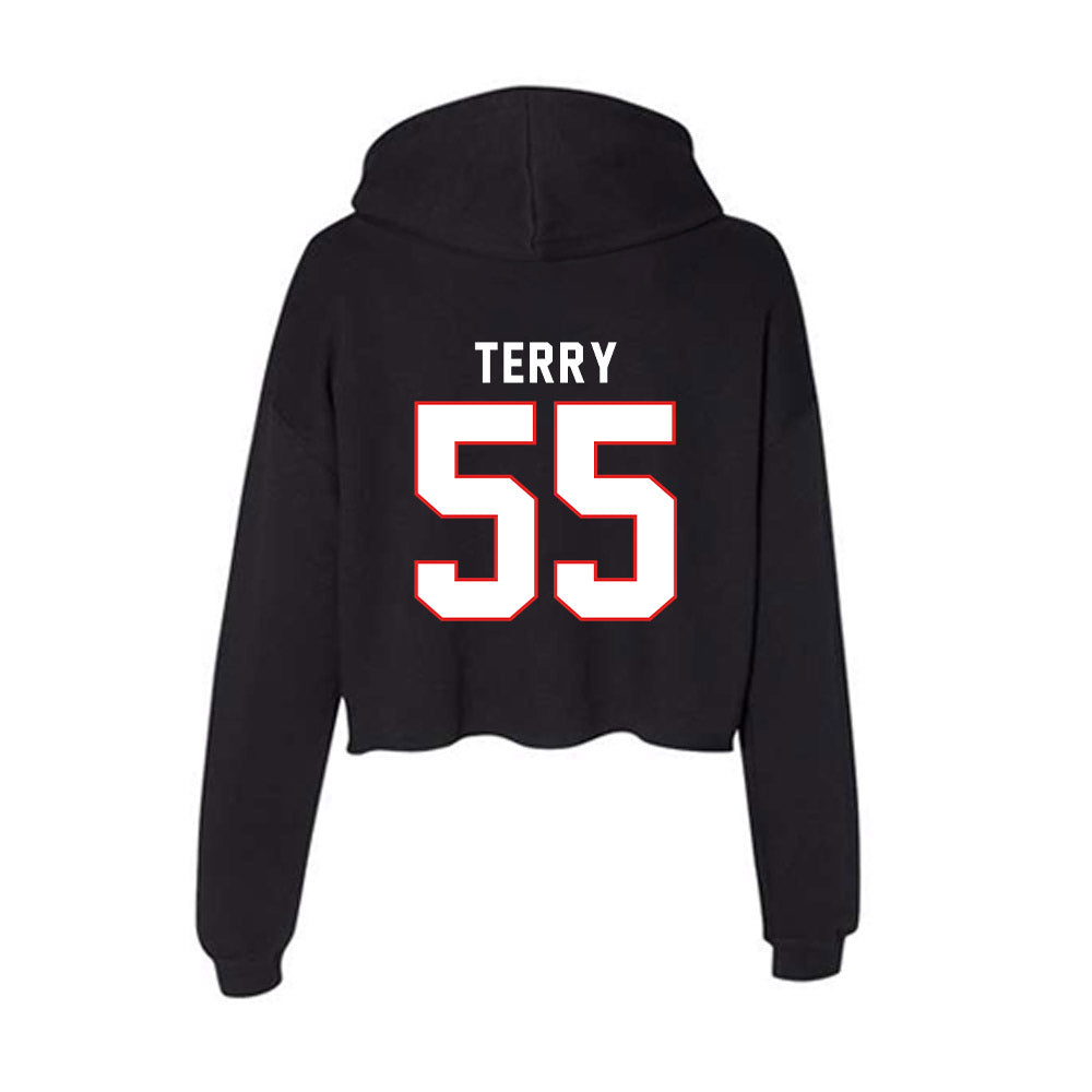 Texas Tech - NCAA Softball : Kaitlyn Terry - Women's Crop Fleece Hoodie-1
