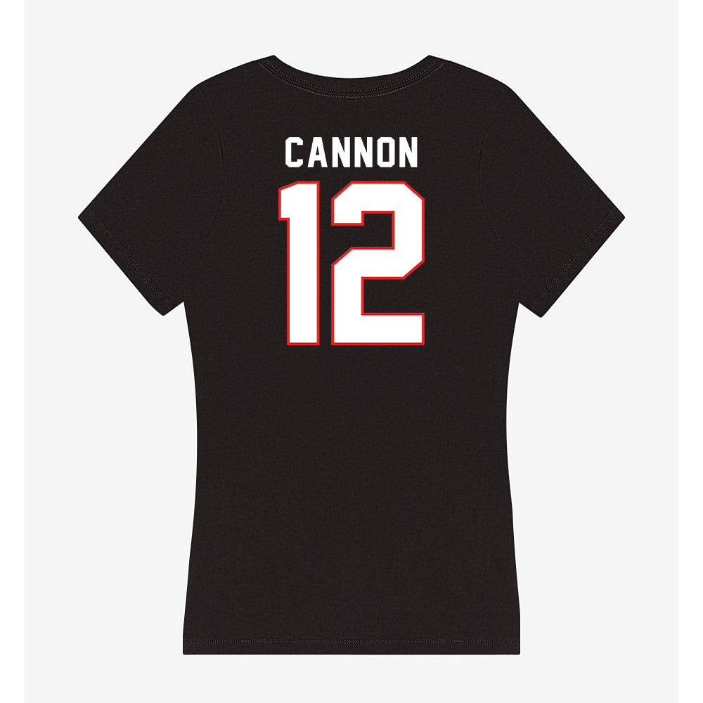 Texas Tech - NCAA Football : Stephen Cannon - Women's V-Neck T-Shirt-1