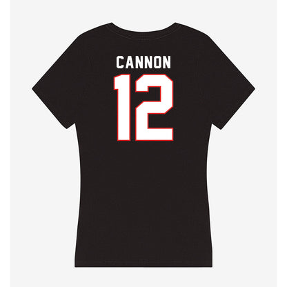 Texas Tech - NCAA Football : Stephen Cannon - Women's V-Neck T-Shirt-1