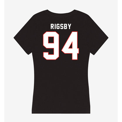 Texas Tech - NCAA Football : Braylon Rigsby - Classic Shersey Women's V-Neck T-Shirt-1