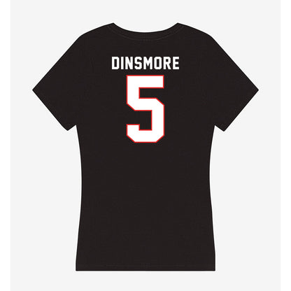 Texas Tech - NCAA Women's Volleyball : Elia Dinsmore - Women's V-Neck T-Shirt-1